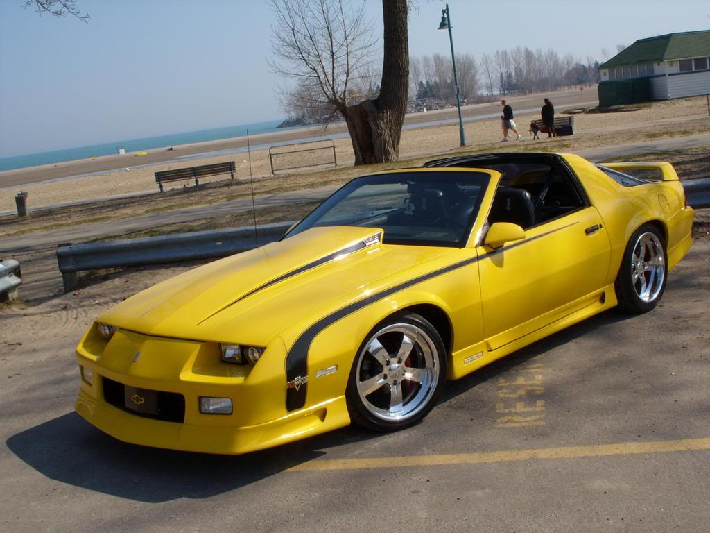 Yellow Camaro With Black Racing Stripes - Third Generation F-Body Message  Boards