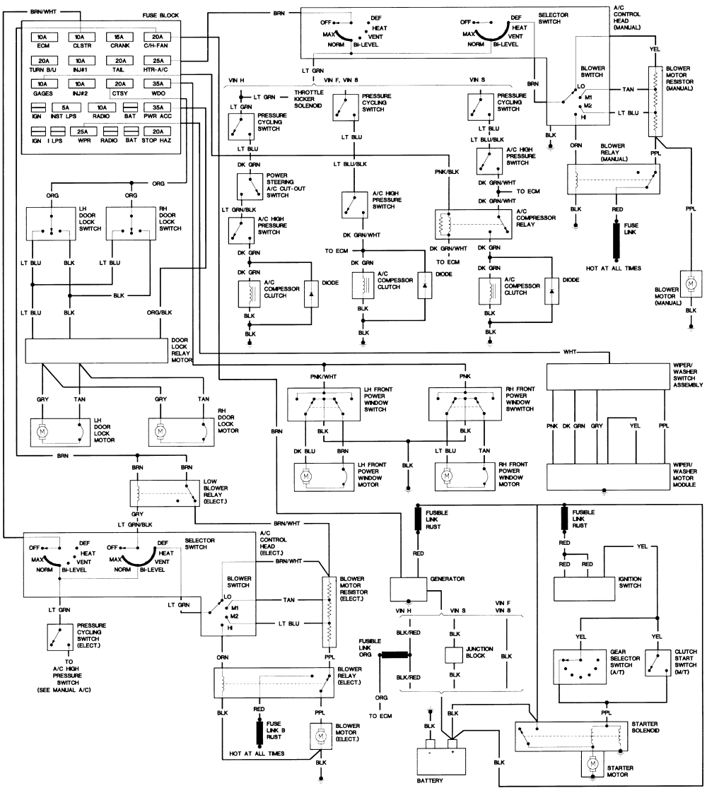 Quick Question for Turn Signal Wiring - Third Generation F-Body Message