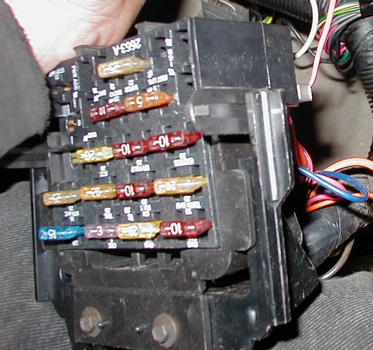 Wiring Into The Fusebox - Third Generation F-Body Message Boards