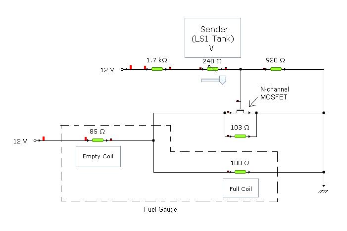Circuit Layout Of A Fuel Level Sensor Download Scientific