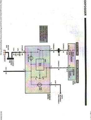 Wiring Diagram for Rear Defrost Button - Third Generation F-Body