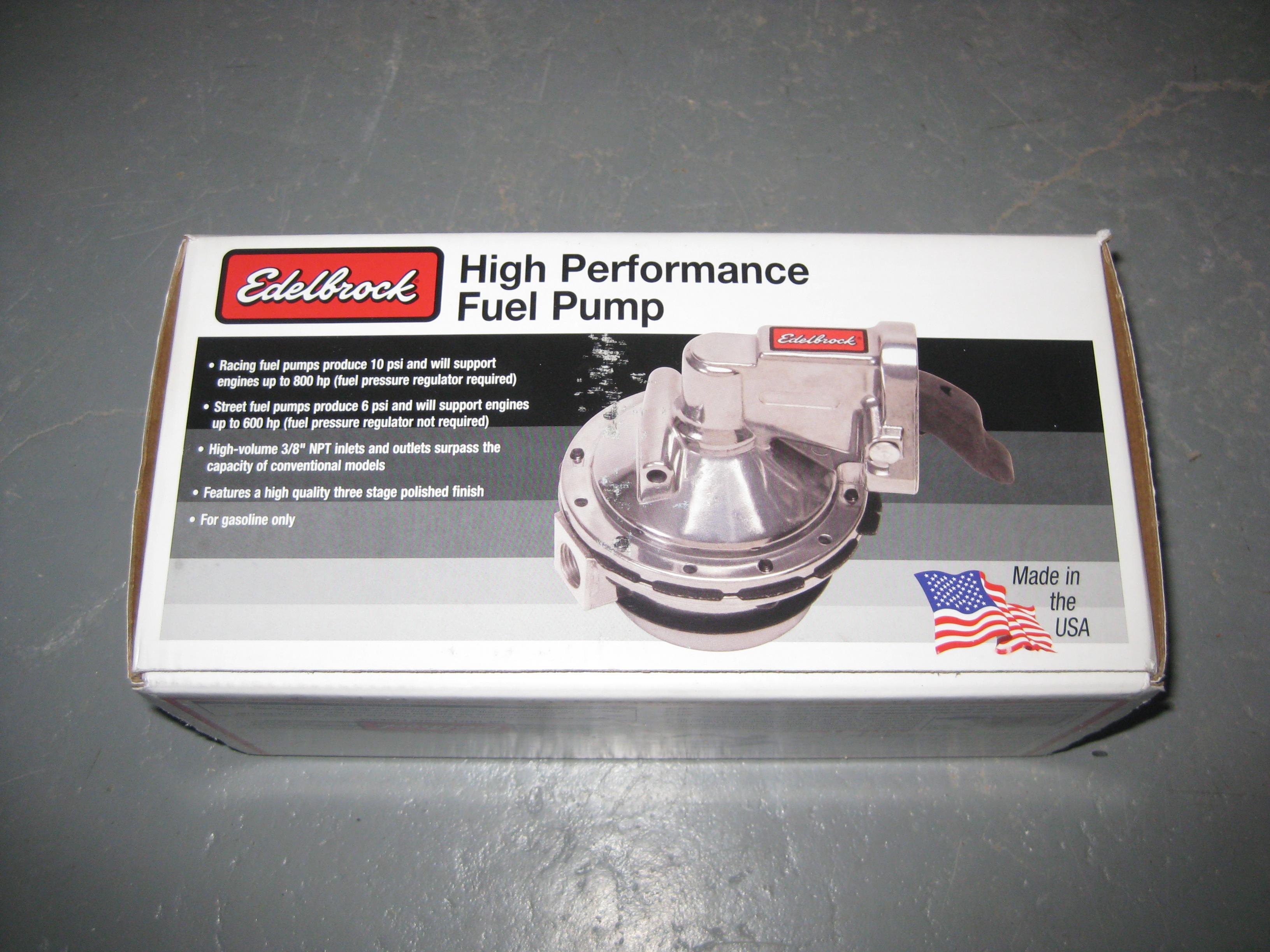 Michigan Edelbrock 1721 (110 GPH) SBC Mechanical Fuel Pump Third Generation FBody Message Boards