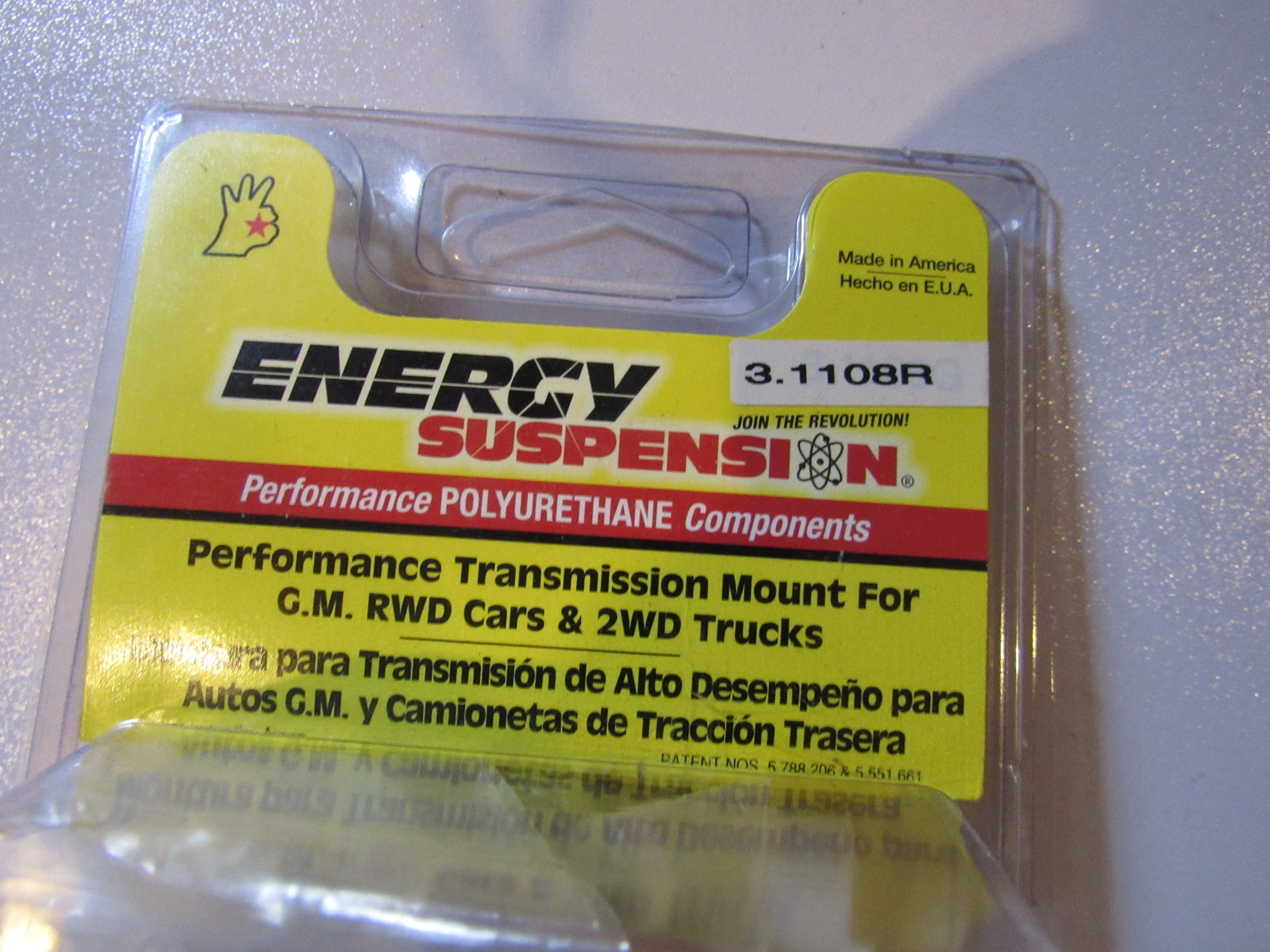 energy suspension transmission mount