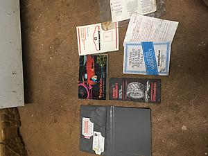 [Sold] 1992 Pontiac owners manual/pouch - Third Generation F-Body