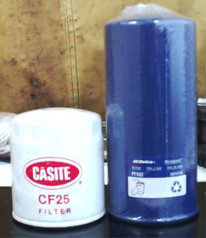 oil filter size